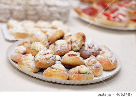 typical czech sweet cakes as very nice food background typical czech sweet cakes as very nice food background 4662487