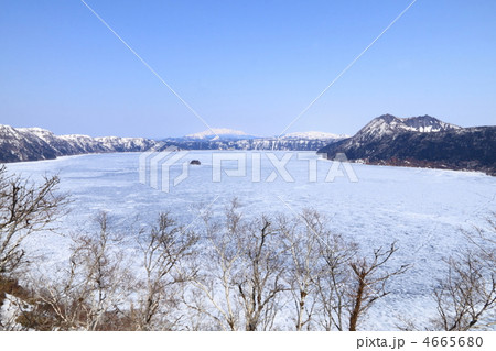 氷の摩周湖 4665680