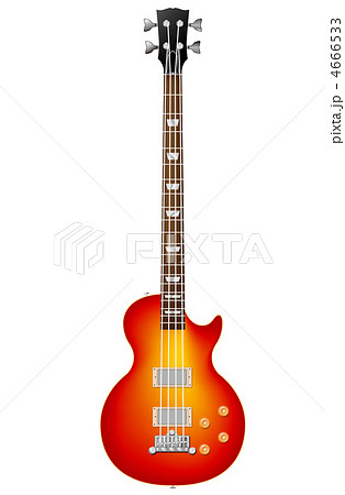 ベースギター エレキベース ベースのイラスト素材 4666533 Pixta