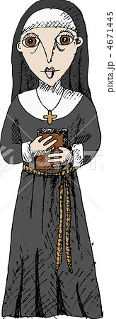 Vector Nun Vector Nun 4671445
