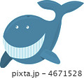 Funny Whale - Vector 4671528