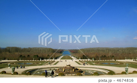 ヴェルサイユ　噴水庭園 4674816