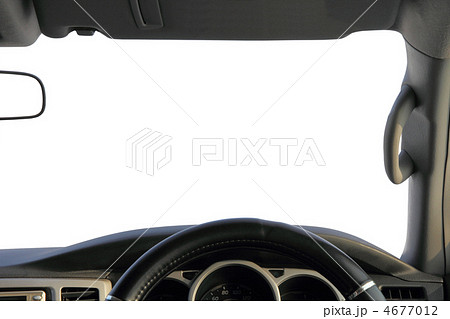 The view from the car, a white background for your text. 4677012