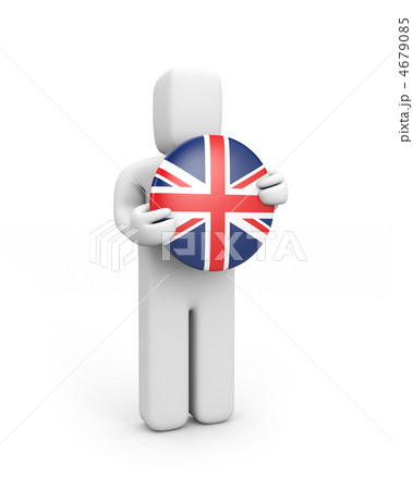 Person with England badge (badge) 4679085