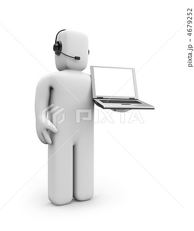 Person in headset with notebook 4679252