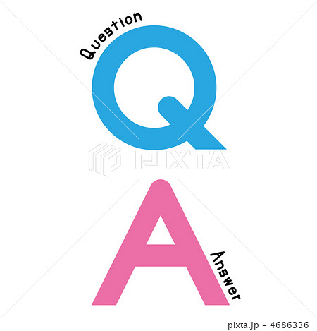 Qa 答え 回答のイラスト素材 4686336 Pixta