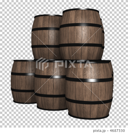 Barrel CG illustration Barrel CG illustration 4687330