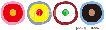 カラフル数字の0 カラフル数字の0 4688730