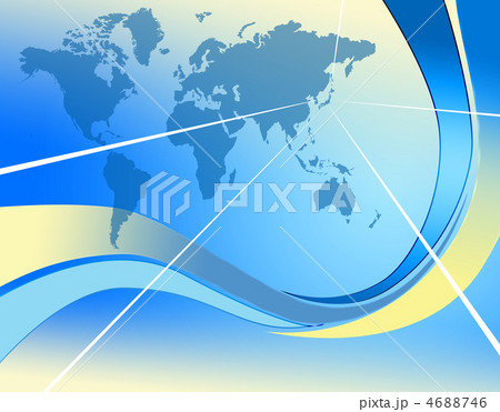 フレームと世界地図 フレームと世界地図 4688746