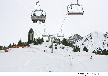cable  car in winter  mountain 4691506
