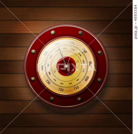 weather glass on a wood background 4693584