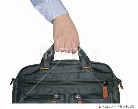 man's hand holding briefcase man's hand holding briefcase 4694629