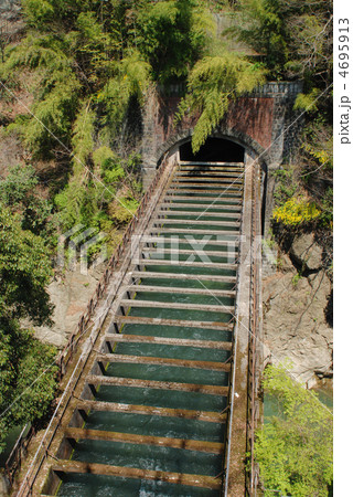 山梨県　猿橋　水路 4695913