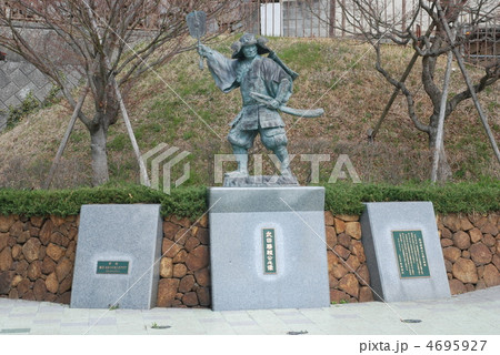 山梨県　甲州市　甲斐大和駅　武田勝頼公 4695927