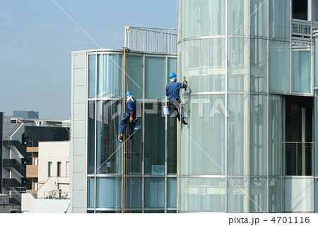 高所作業 ビル窓ふき 4701116