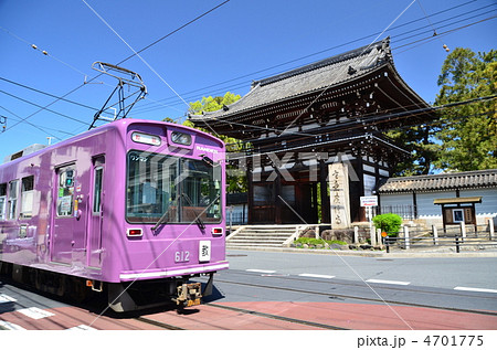 嵐電 広隆寺 京都 嵐電 広隆寺 京都 4701775