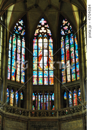 プラハ　プラハ城・聖ヴィート大聖堂内部 4704084