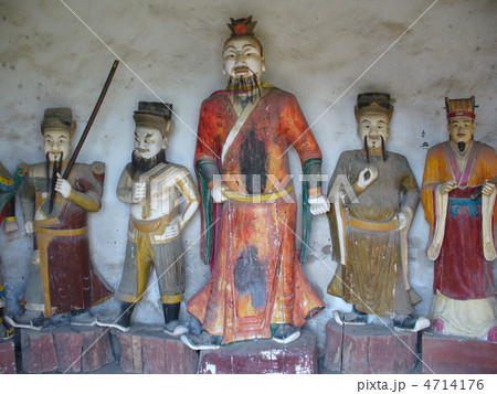 湖北省洪湖　烏林　曹公祠　曹操像 4714176