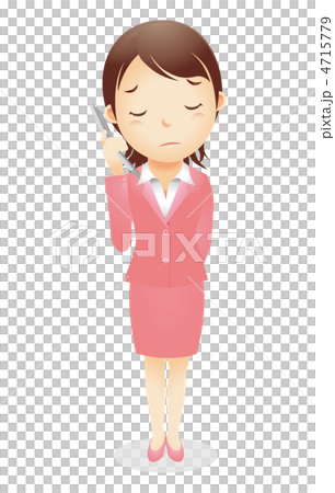 ビジネス女性イラスト 4715779