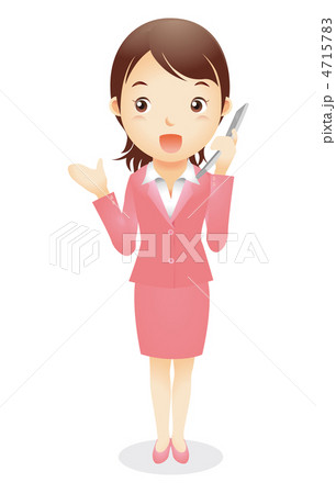 ビジネス女性イラスト ビジネス女性イラスト 4715783