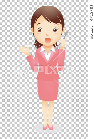 ビジネス女性イラスト ビジネス女性イラスト 4715783
