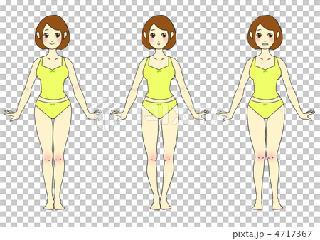 女性スタイル脚・茶髪 女性スタイル脚・茶髪 4717367