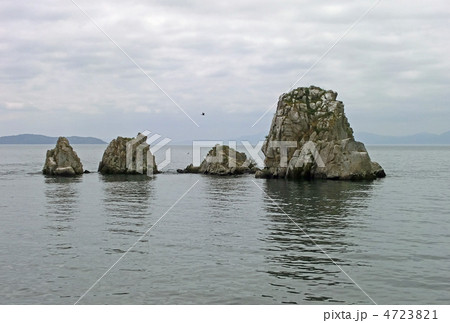 琵琶湖の沖の白石 4723821