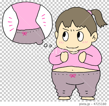 ダイエットを決意する女性 4725180