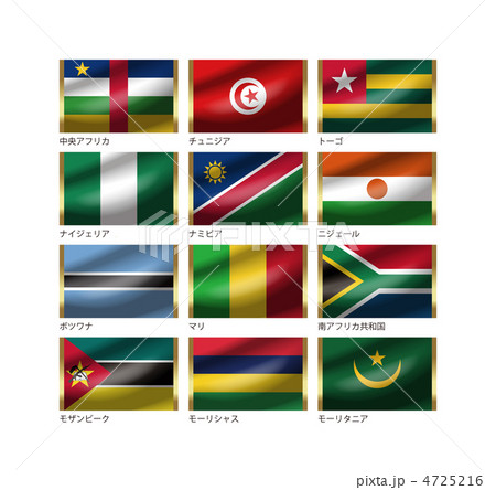 世界の国旗のイラスト。3D。 4725216