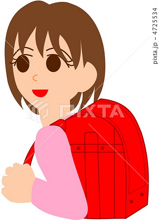小学生の女の子・ランドセル 小学生の女の子・ランドセル 4725534