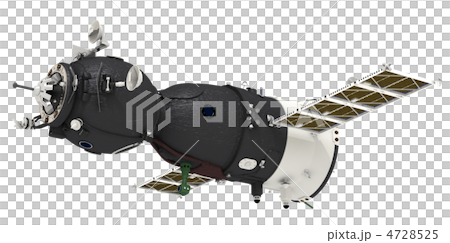 Spaceship isolated on white background 4728525
