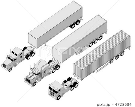 semi-truck set semi-truck set 4728684