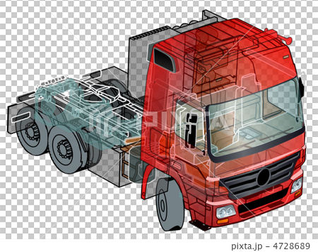 semi-truck infographics cutaway semi-truck infographics cutaway 4728689