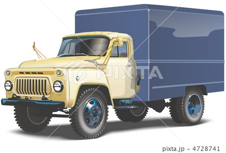 Retro lorry isolated 4728741