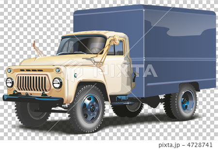 Retro lorry isolated 4728741