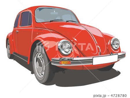 Red retro Car 4728780