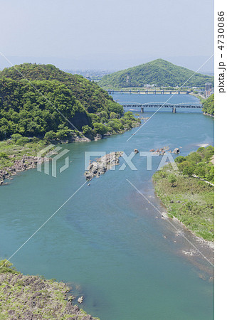 【愛知県犬山市】木曽川  日本ライン 4730086