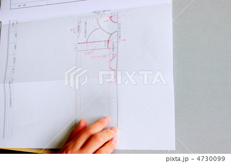 外構工事の施工図面 4730099