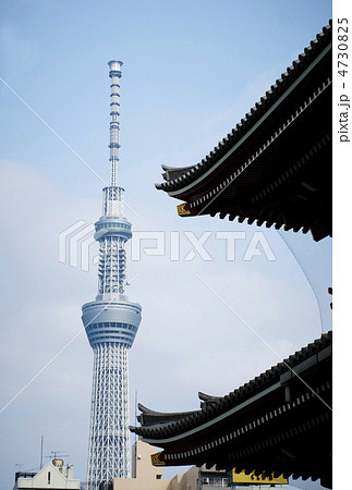 浅草寺と東京スカイツリー 浅草寺と東京スカイツリー 4730825