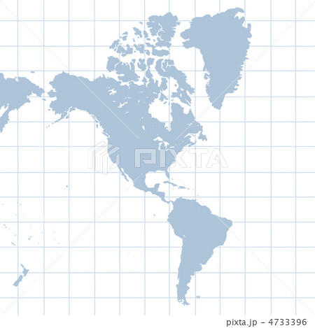 南北アメリカ地図 4733396