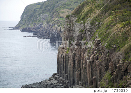 塩俵断崖の柱状節理 4736059