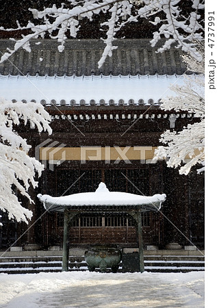 雪の南禅寺、香炉と樹上の雪 雪の南禅寺、香炉と樹上の雪 4737991