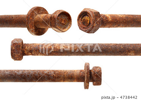 錆びたボルト＆ナット 4738442