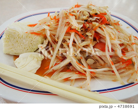 タイ風パパイヤサラダ 4738691