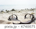 砂浜とサンダル 4740075