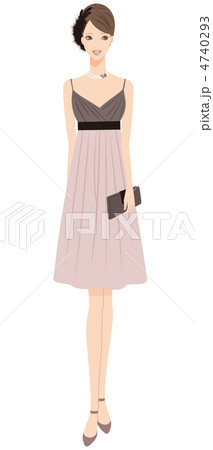 ドレス姿の女性 4740293