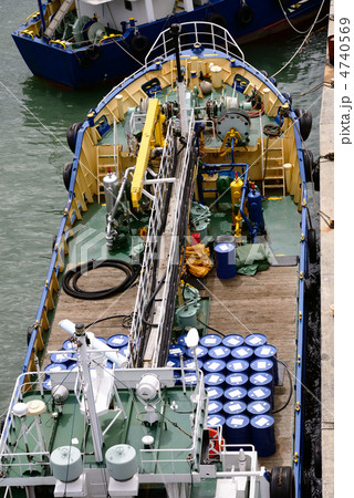 貨物船の甲板 4740569