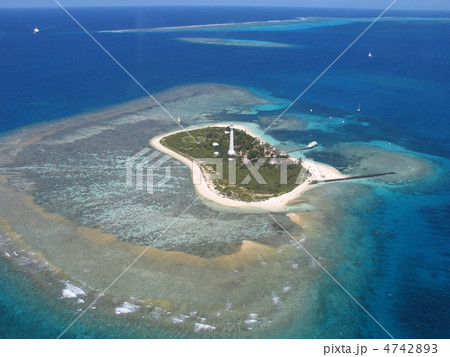 ニューカレドニア アメデ灯台 空撮 4742893