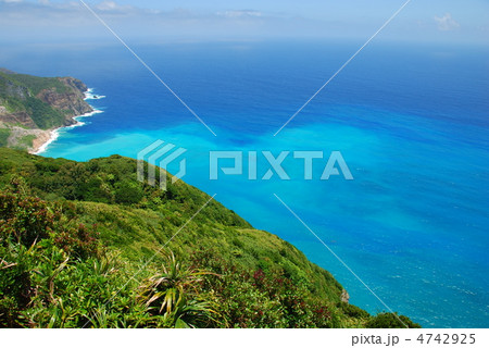 母島　乳房山からの眺望 4742925