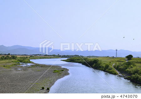 片ノ瀬橋からの筑後川風景 4743070